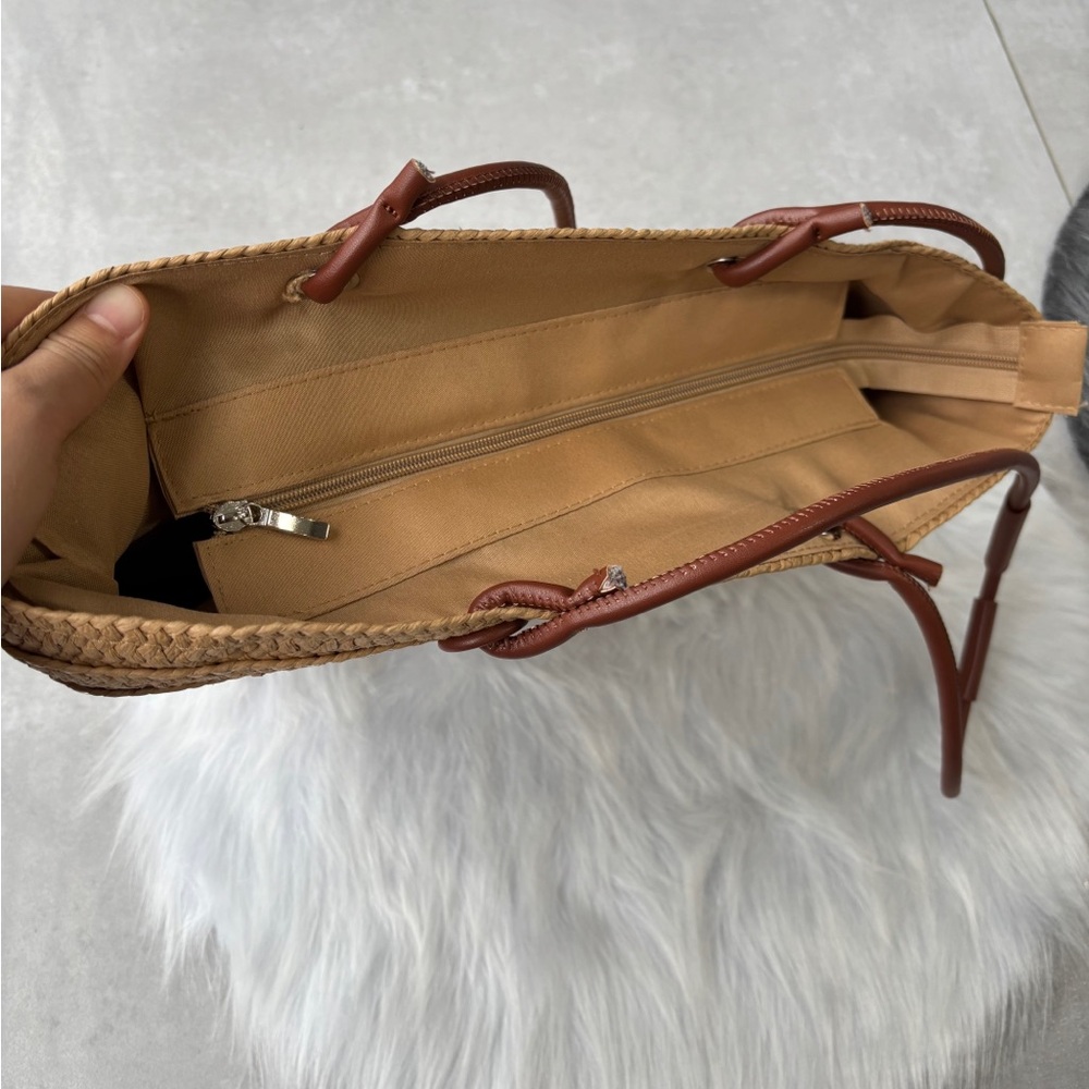 Celine 42x25x30cm straw tote bag - Picture 7 of 7